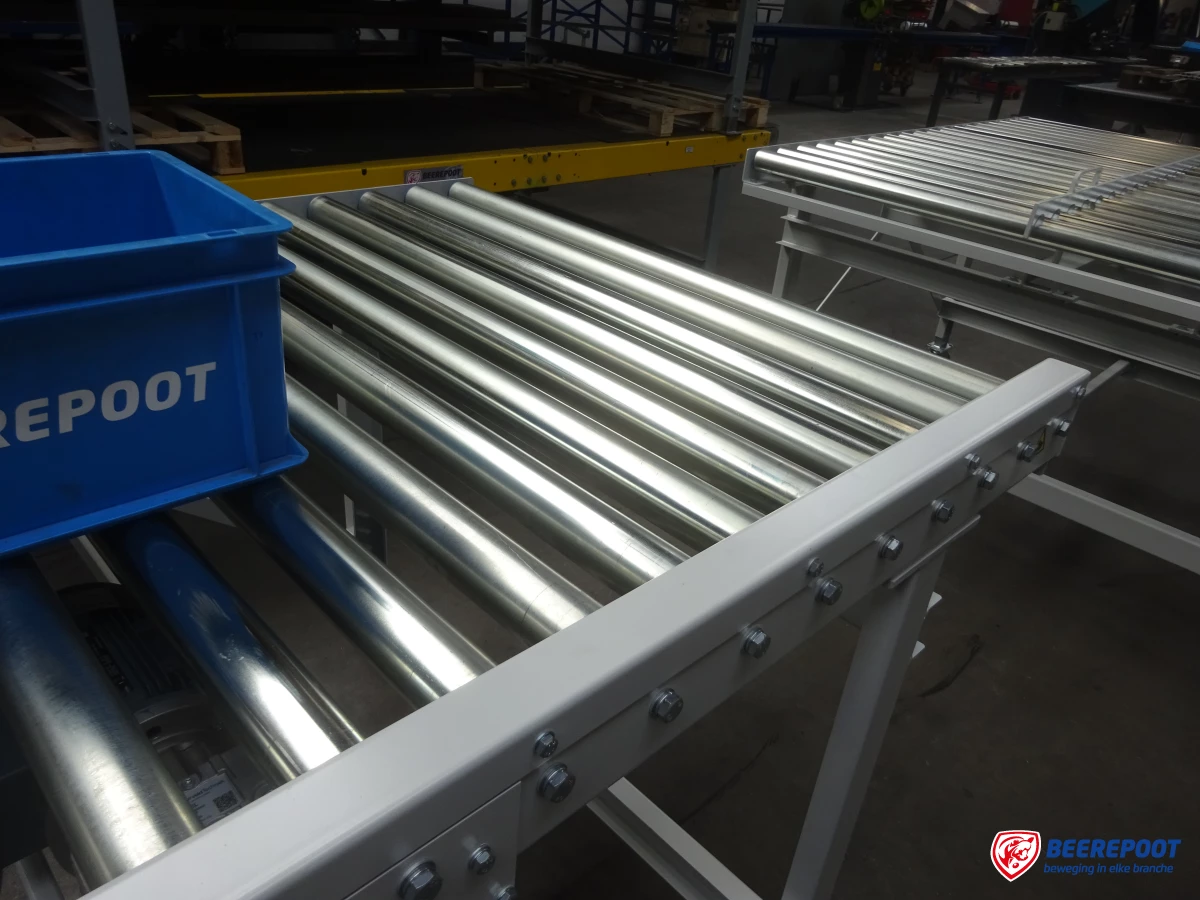 Aanvoerbanen laminop tegels